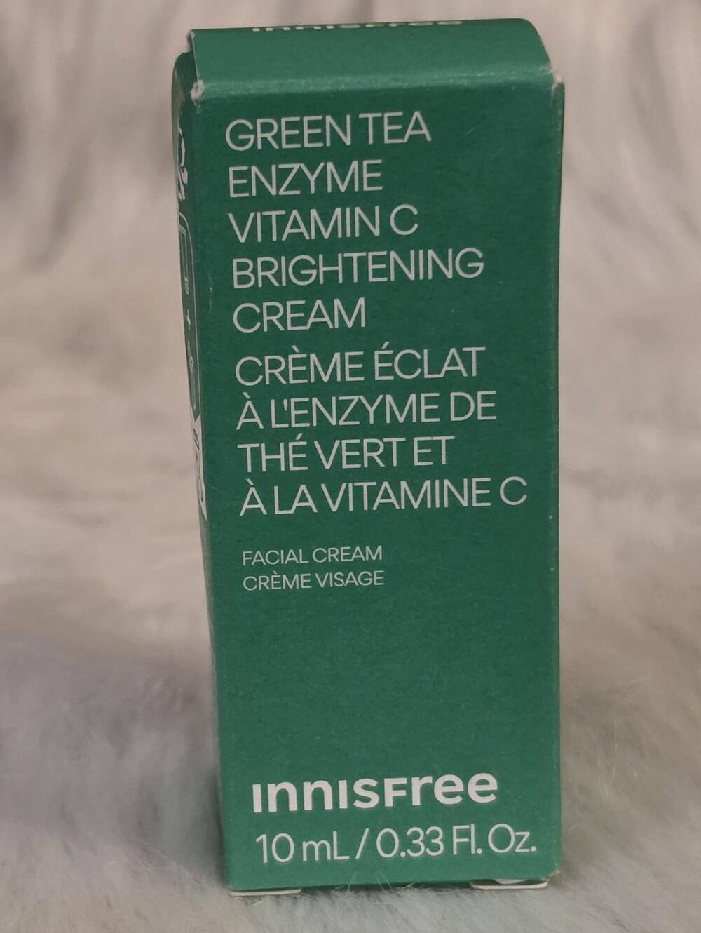 NIB INNISFREE Green Tea Enzyme Vitamin C Brightening Cream - 10ml Travel Size